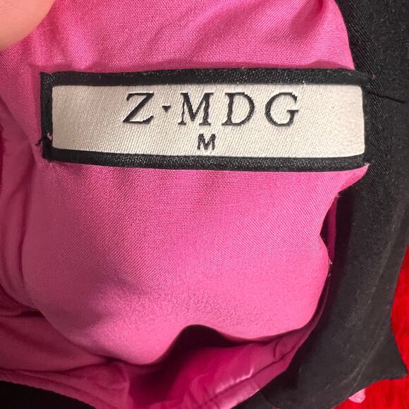 Womens Vintage Pink and Black Tweed Chanel Inspired 90s Office Siren Dress M - Picture 4 of 4